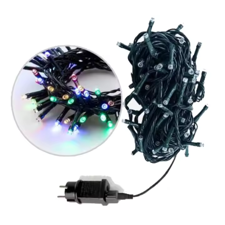 Guirnaldas de Luces LED para Navidad - 8 funciones; Ideal para decorar árboles tanto en interiores como exteriores - 1