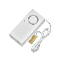 Sensor De Detección De Fugas Independiente Sistema De Alarma De Inundación Y Sobrederrame Con Medidor De Nivel De Agua Material ABS Resistente Temperatura -30℃~ 70℃ No Incluye Batería 9V - details 1