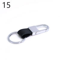 Llavero De Cuero Moda Con Anillo Metálico Para Llaves De Coche Soporte De Cinturón Para Mujeres Y Hombres Accesorios De Moda - details 10