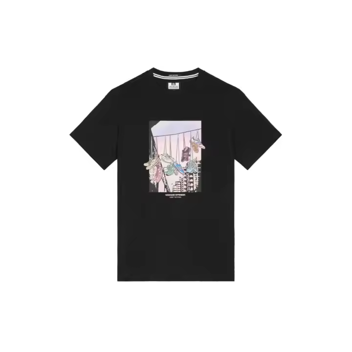Weekend Offender Camiseta Hombre Turf Wars Negra - 1