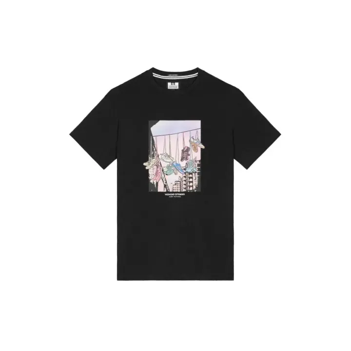 Weekend Offender Camiseta Hombre Turf Wars Negra - 1