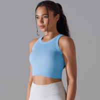 Sujetador Deportivo De 2 Niveles Para Mujer Sexy Yoga Alta Soporte Impacto Deporte Ropa Interior Correr Secado Rápido Top Deporte Gimnasio Con Almohadillas - details 6
