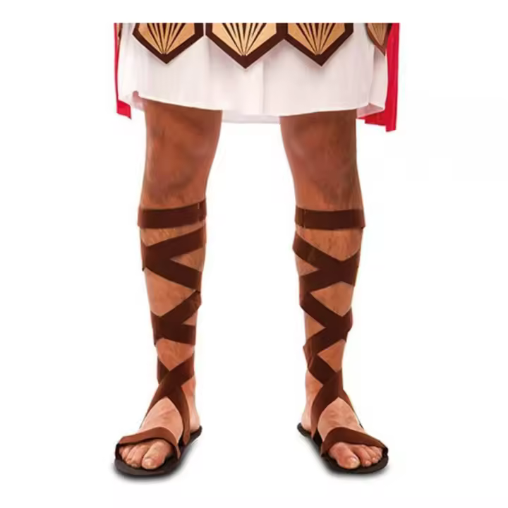 Eurocarnavales Sandalias de Romano Marrones de 29 cm - 1