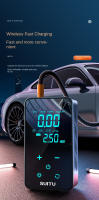 Bomba de inflado de neumáticos eléctrica portátil para coches, inflado 4X más rápido, batería de litio recargable por USB, tensión de funcionamiento 12V, para coches, baloncesto, bicicletas, anillos de natación - details 0