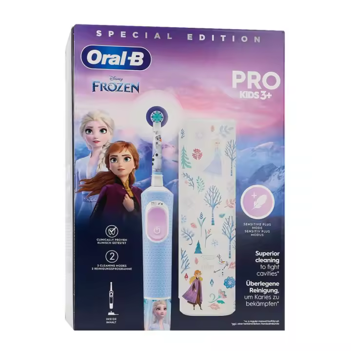 ORAL-B CEPILLO ELECTRICO PRO KIDS 3+ FROZEN CON ESTUCHE VIAJE - 1