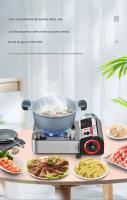 Mini estufa de gas, estufa de gas doméstica, estufa de gas para exteriores, estufa de gas portátil para automóviles, estufa de gas portátil para cocinar a gas en campamentos. Compatible con cartuchos o cilindros - details 5