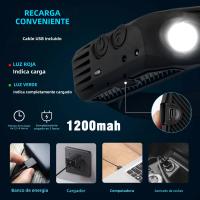 Lámpara Frontal LED+COB Con Sensor 5 Modos De Iluminación Recargable Batería Integrada 1200mAh Impermeable Linterna De Trabajo Para Camping Caza Senderismo Pesca Correr - details 4