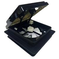 Ostark Ventilador de ventilación de Autocaravana, ECE R10 Claraboya Caravana, Ventilador de techo con luz para autocaravana de 12V con sensor de lluvia, Protección contra la lluvia para caravana - details 0