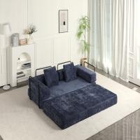 Sinaopus Sofá Cama Plegable de Pana, 2 en 1 Sillón Futon y Colchón, Relleno de Espuma, Sin Montaje, Ahorro de Espacio para Salón, Invitados - details 3