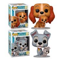 Funko PAck 2 Funko Pop  Dama y Vagabundo con cachorros puppies Lady Tramp  1553 1554  Disney Funko Pop Funko Pop - details 0