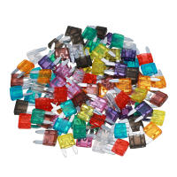 Kit De Fusibles Para Coche Y Camión Mini Blade 100pcs Variedad De Amperajes 40A 3A 5A 7.5A 10A 15A 20A 25A 30A 35A - details 8