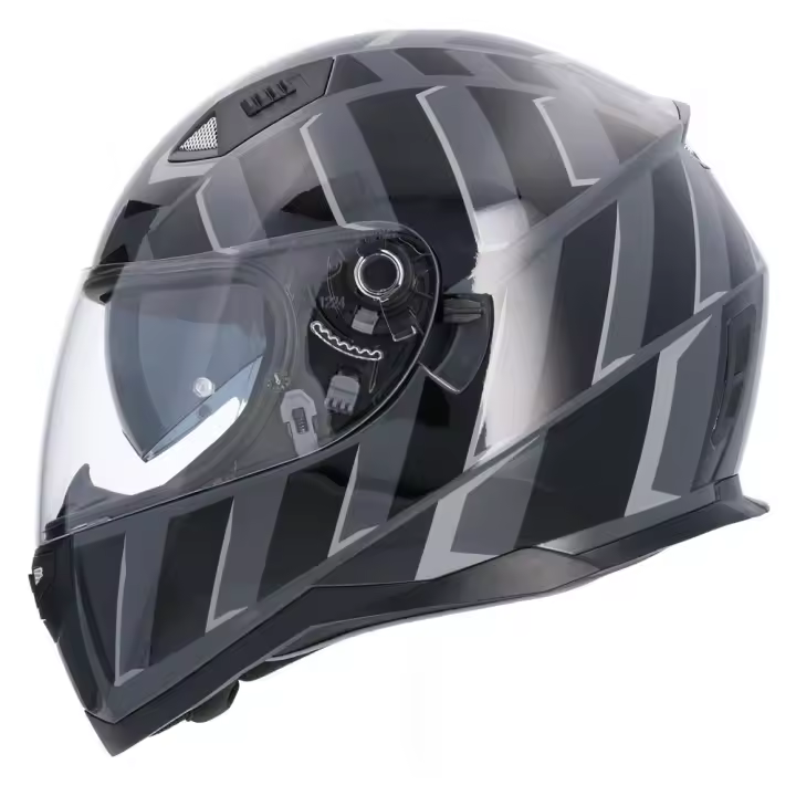 Casco Moto Integral ECE Homologado RAZZE NEGRO SH881 EDICION Limitada Casco con Doble Visera Solar Casco Hombre Casco Mujer Casco Unisex - 1