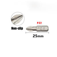 Juego De 10 Piezas De Brocas Eléctricas Hex Shank PH PZ De Acero De Aleación Para Destornilladores 25mm Tamaños PH1 PZ1 PH2 PZ2 PH3 PZ3 - details 11