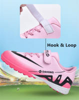 Zapatillas De Fútbol Rosa Para Niños Zapatos De Turf Profesionales Entrenadores Para Niños Zapatos De Futsal Cómodos Y Duraderos Para Interior - details 4