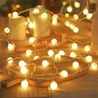 Luces De Hada LED Con Bolas 1.5M 3M Para Decoración De Hogar Y Habitaciones Operadas Por Pilas AA Ideal Para Bodas Fiestas Navidad Y Año Nuevo - details 4