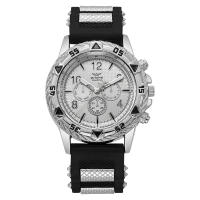 Reloj De Pulsera Casual Para Hombre Nueva Llegada Correa De Silicona Deportes Al Aire Libre Reloj De Cuarzo Militar Con Marcadores Arábigos Resistente Al Choque - details 8