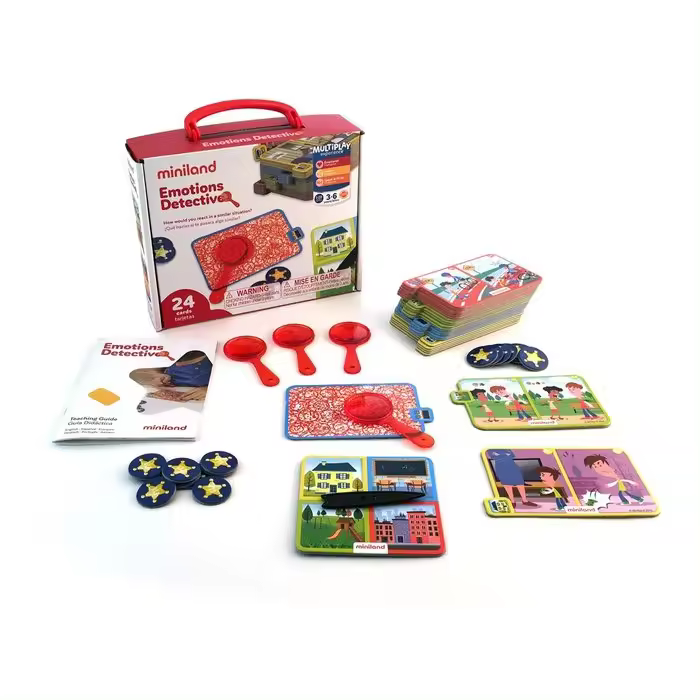 MINILAND JUEGO EMOTION DECTECTIVE EMOTIONS DETECTIVE 8x23x19 Cms. - 1