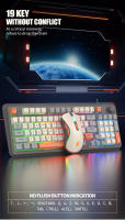 Teclado Y Ratón USB K820 Iluminados Para Juego Ergonómicos Con Funciones Multimedia Para Oficina Y Hogar Compatible Con Laptop Y Desktop Para Hombres Y Mujeres - details 5