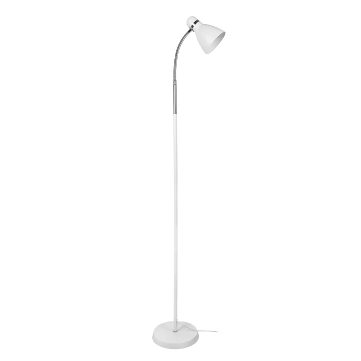 BEL AIR HOME - Lámpara de Pie Megara Blanco 155 Cm Altura E-27 Portalámparas - Iluminación de Estilo para tu Hogar - 1