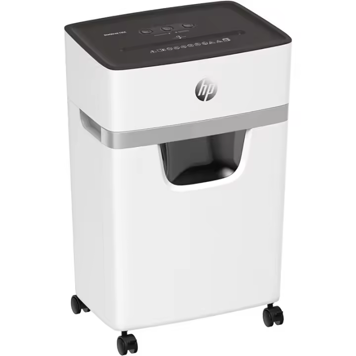 Destructora de documentos HP OneShred 15CC (nivel de seguridad 4, corte de partículas de 4x35 mm, hasta 15 hojas de 80 g/m², 65 - 1