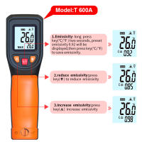 Gancho De Temperatura Infrarroja Handheld Lectura De Temperatura Superficial Con Láser IR Gancho De Temperatura Ajustable Emissivity - details 2