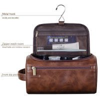 Bolsa De Viaje Para Hombres Y Mujeres Grande Caja De Cosméticos PU Material Principal Estilo Business Cierre De Cremallera - details 2