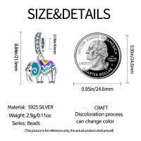 Encanto De Mariposa Cambio De Color Chameleon En Plata 925 Con Cuentas De Zirconia Para Pulseras Originales Y DIY Joyería Fina Regalos - details 18