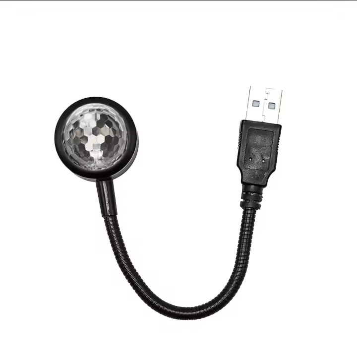 Lámpara LED Estelar Para Coche Y Habitaciones Proyector De Galaxia Con USB Iluminación Decorativa Para Techo Y Pared - 1