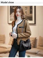 Bolso de cuero with ASA Superior para Mujer - Bolso Femenino de Diseño de lujo, Calidad 30*33*11cm - details 11