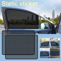 2Pcs Pegatinas De Sol Para Coche Electrostáticas Bloqueo De Luz Y Calor Para Ventanas Lateral Traseras Película De Cubierta - details 4