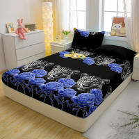 Sábana Fitted Moderna Y Sencilla Con Estampado Animal En Mate Cubierta De Cama Para Dormitorio Sin Almohadillas De Algodón 100% - details 2