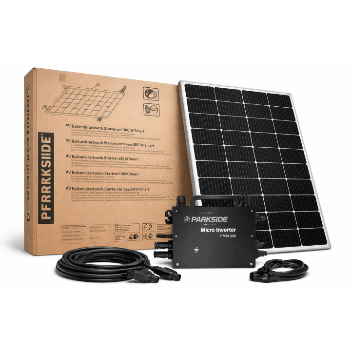 Placa solar PARKSIDE – Kit Balcón 300W Smart Starter
