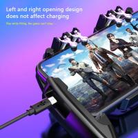 Controlador De Juego PUBG Mobile Joystick L1R1 Trigger Gamepad Para COD iOS Android Seis Dedos Gamepad De Disparo Móvil Con Ventilador De Enfriamiento - details 5