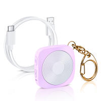 Alarma De Defensa Personal Elecpow 130dB Con Llavero Y 4 Modos De Luz LED Recargable Por Tipo-C Para Mujeres - details 14