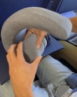 Almohada De Cuello Para Viaje En Coche Espuma De Memoria U-Shaped Portátil Almohada De Cabeza Ajustable Para Dormir Y Masaje En Viajes - details 1