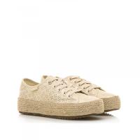 MUSTANG 60415 C55336 Alpargatas de mujer 32093 24V SNEAKERS YUTE PERFORADA CHAMPAGNE - details 0