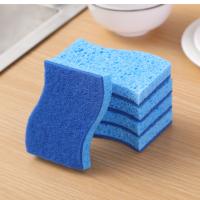 Paño De Limpieza Tríptico De Esponja Y Algodón De Madera Para Cocina Limpieza De Platos Y Ollas Herramienta De Limpieza Ambientalmente Amigable - details 2