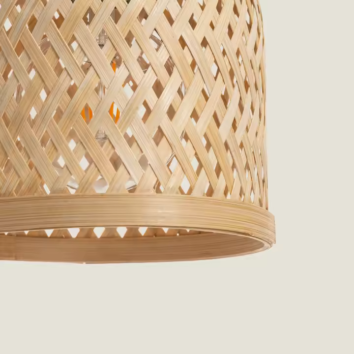 Ledkia Lámpara de Mesa Bambú Adola Natural - 1
