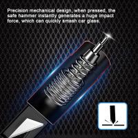Fentar Rompe Cristales y Cinturones, 2 en 1 Martillo Emergence Coche, Powerful Kit Emergence Coche para Romper Vidrios y Cortar Cinturones de Segurad, Accesorios Coche Supervivencia Gadgets - details 1