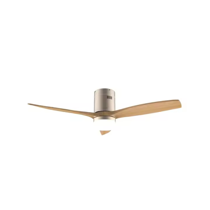 CECOTEC 08534 Ventilador de Techo 52” con Wi-Fi, Luz LED, IP44 y Modo Invierno/Verano - 1