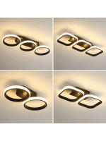 Luz De Techo LED Moderna En Forma Redonda Y Cuadrada Para Pasillo Dormitorio Vestíbulo Sala De Estar Restaurante Escalera Iluminación Luminarias - details 3