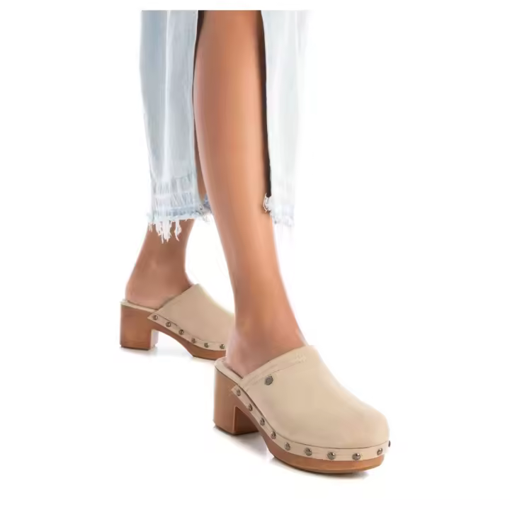 Zuecos Carmela  para mujer en color beige - 1