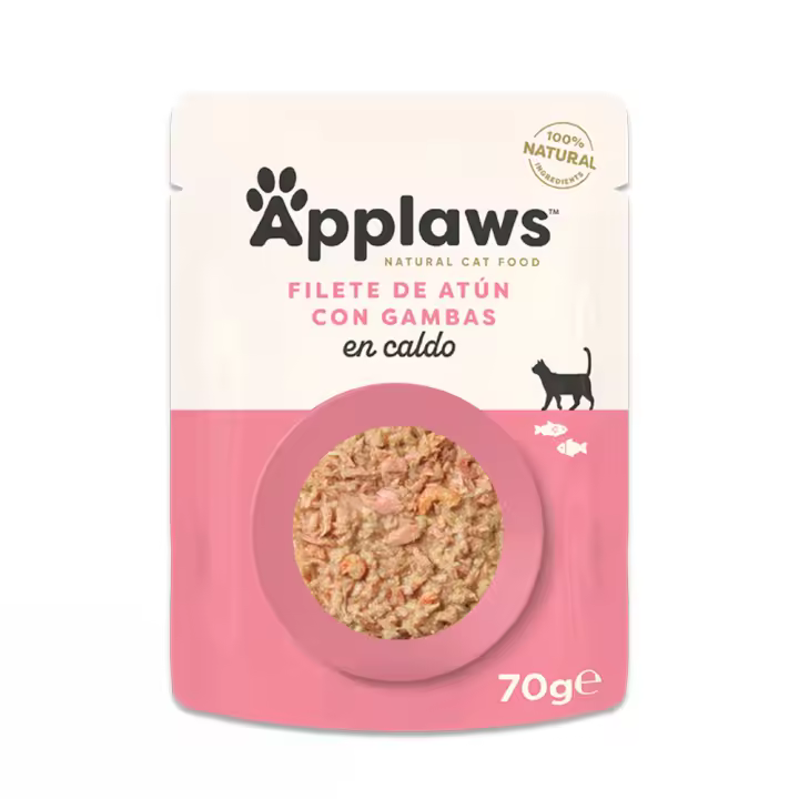 Applaws Sobre de Atún y Gambas del Pacífico para Gatos 12 x 70gr - 1