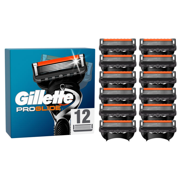 Gillette ProGlide Pack 12 Recambios Maquinillas Afeitar Hombre