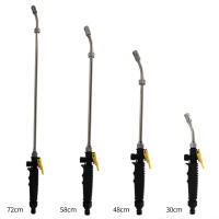 Pistola De Agua De Alta Presión Metálica Para Jardín Limpieza Herramienta De Rociador De Jardín Con Varias Longitudes 30-72cm - details 2
