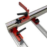 Bloque De Limitador De Miter Para Carpintería De Madera Aluminio Conjunto De Herramientas Manuales Bloque De Stop Para Rieles De Miter Y Tablas De Sábanas - details 2