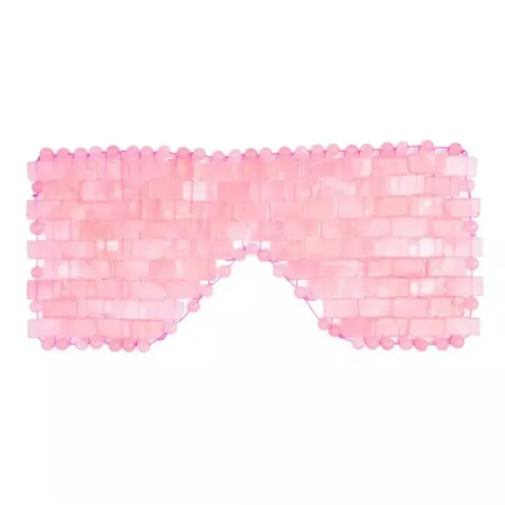 Máscara De Ojos De Jade Y Cuarzo Rosa Para Relajación Y Masaje En Spa Cuidado Belleza Máscara Fría Para Dormir Herramienta De Cuidado De La Piel - 1