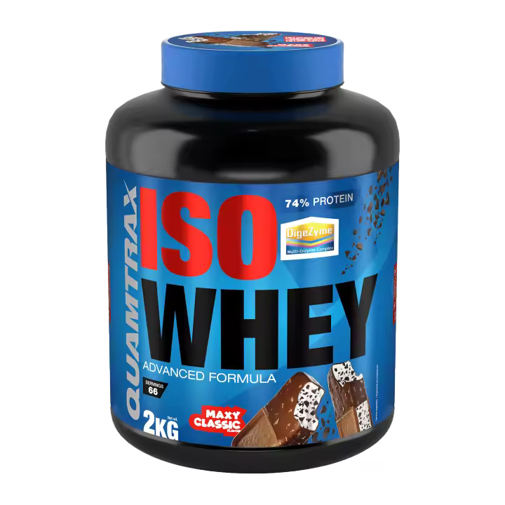 Iso Whey 2 Kg -Proteina en Polvo de Alta Calidad QUAMTRAX - 1