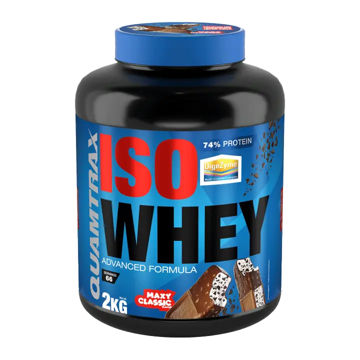 Iso Whey 2 Kg -Proteina en Polvo de Alta Calidad QUAMTRAX - 1