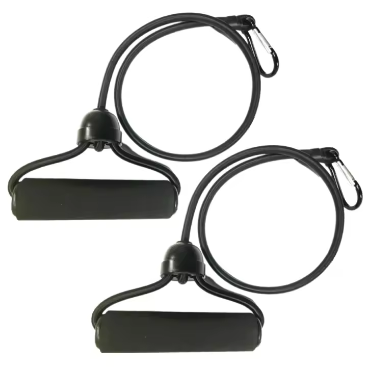 2pcs Cuerdas De Resistencia Para Ejercicio De Braza Y Pecho Accesorios De Equipo De Gimnasio Elásticas De Látex Para Entrenamiento De Fuerza - 1